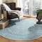 Safavieh Adirondack Power Loomed Rectangle RugLight Grey & Teal 3 x 5 ft. ADR108L-3 - alternate 7